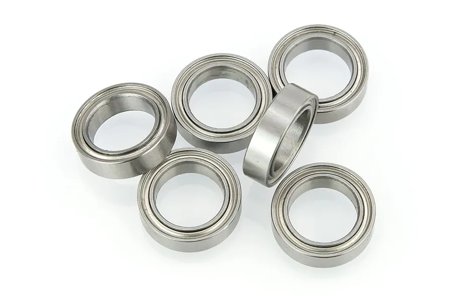 HSP 10x15x4mm Metal Shielded Ball Bearings 6Pcs image 9276