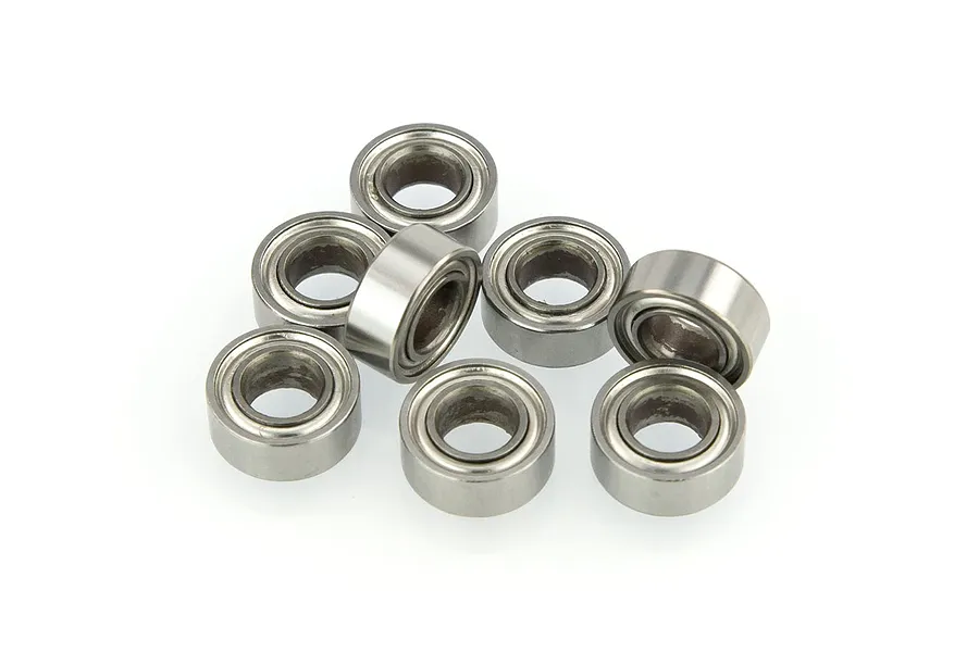 HSP 5x10x4mm Metal Shielded Ball Bearings 8Pcs image 9277