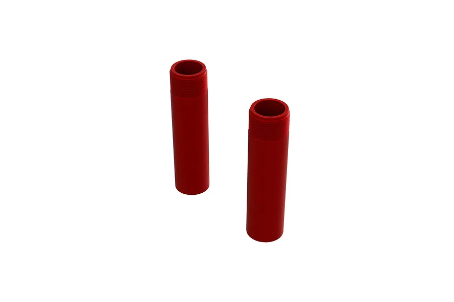 ARRMA Red Aluminium 11x58mm Shock Absorber Body 2Pcs image 92778