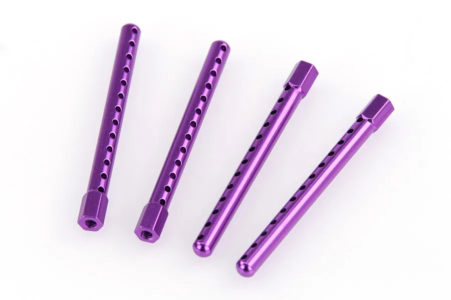 HSP Purple Aluminium 60mm Body Posts 4Pcs image 9279