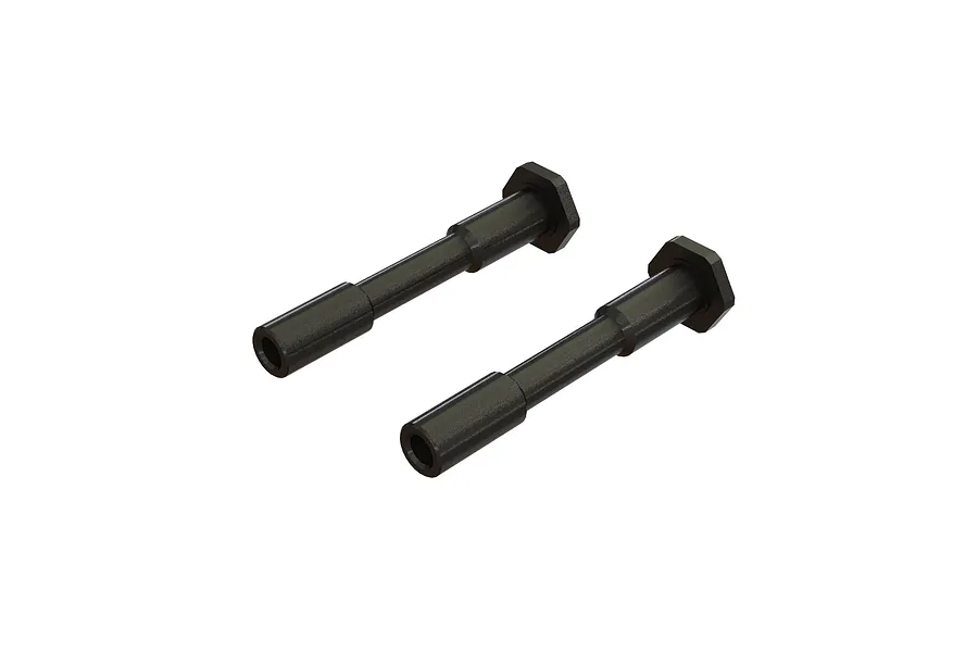 ARRMA Black Steel 6x42mm Steering Post 2Pcs image 92791