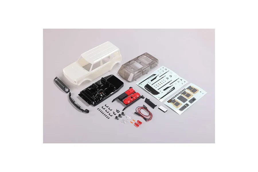 Axial 1/24 Ford Bronco Painted Body Shell Set - White image 92816