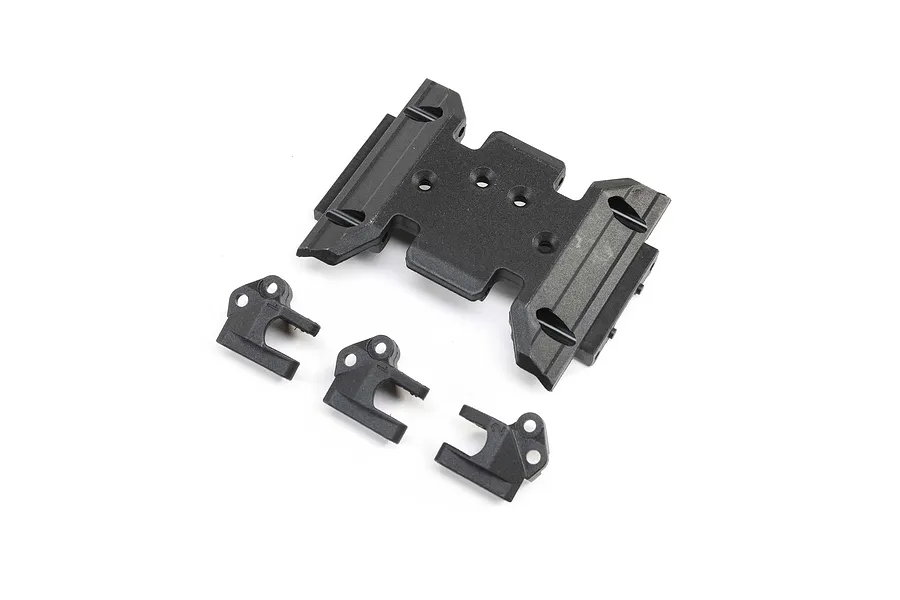 Axial 1/10 Skid Plate &amp;amp; Upper Link Mounts image 92819