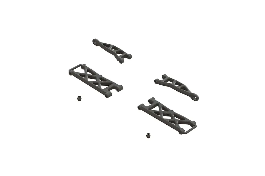 ARRMA 1/18 Rear Suspension Arm Set image 92876