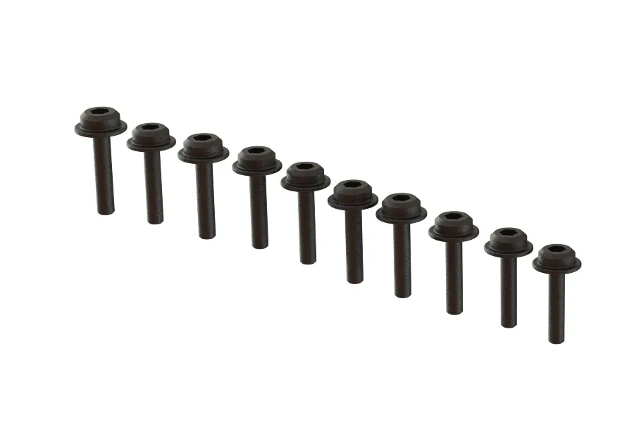 ARRMA 2x12mm Fine Thread Flanged Cap Head Screws 10Pcs image 92895