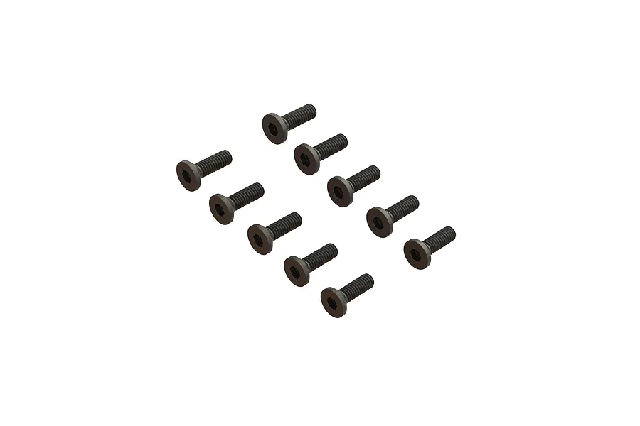 ARRMA 2.5x8mm Fine Thread Countersunk Head Screws 10Pcs image 92897