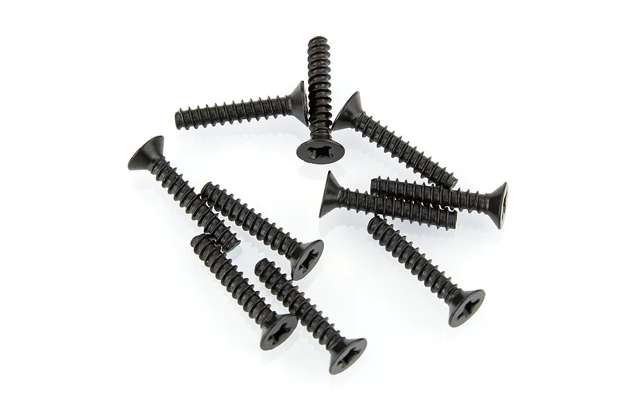 HSP 3x16mm Coarse Thread Countersunk Head Screws 10Pcs image 9292