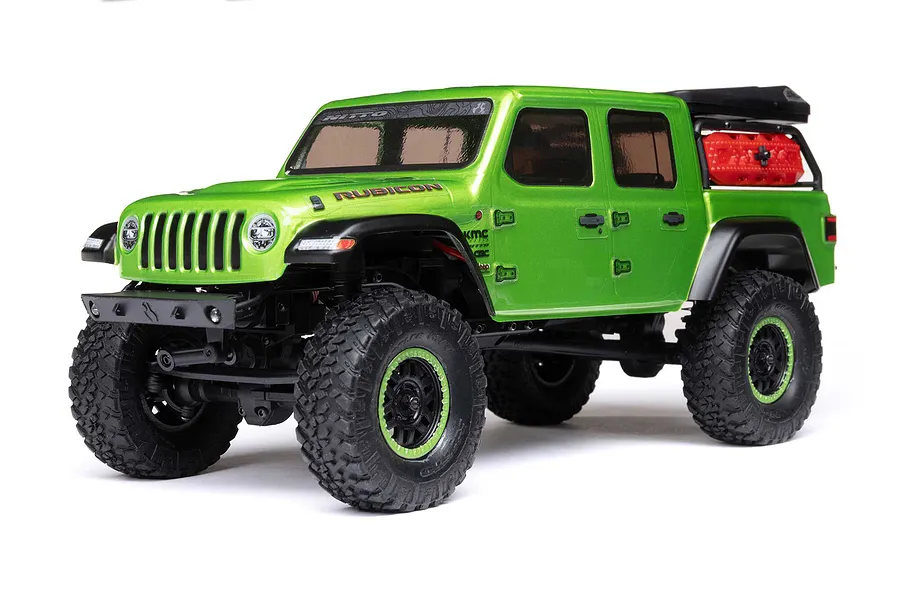 Axial SCX24 Jeep Gladiator RC Rock Crawler Electric 4WD 1/24 Scale RTR - Green image 92971