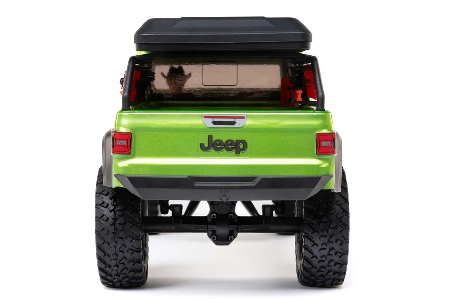 Axial SCX24 Jeep Gladiator RC Rock Crawler Electric 4WD 1/24 Scale RTR - Green image 92979
