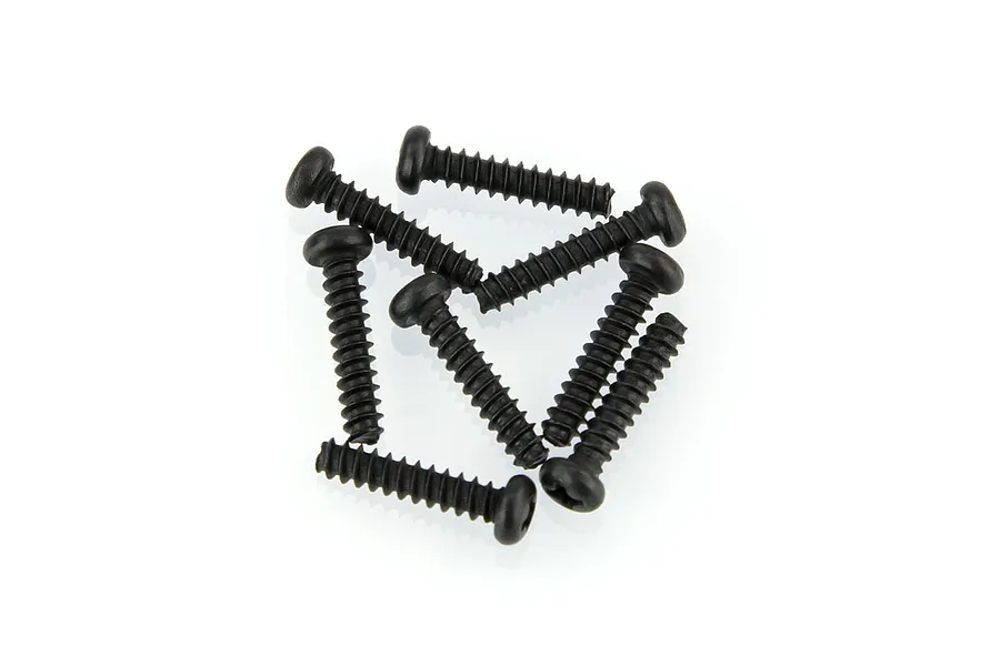 HSP 2.6x12mm Coarse Thread Binder Head Screws 8Pcs image 9299