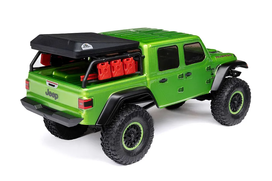 Axial SCX24 Jeep Gladiator RC Rock Crawler Electric 4WD 1/24 Scale RTR - Green image 92982