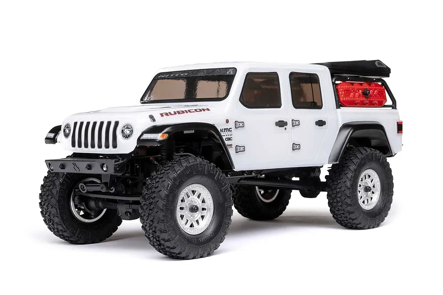 Axial SCX24 Jeep Gladiator RC Rock Crawler Electric 4WD 1/24 Scale RTR - White image 92984