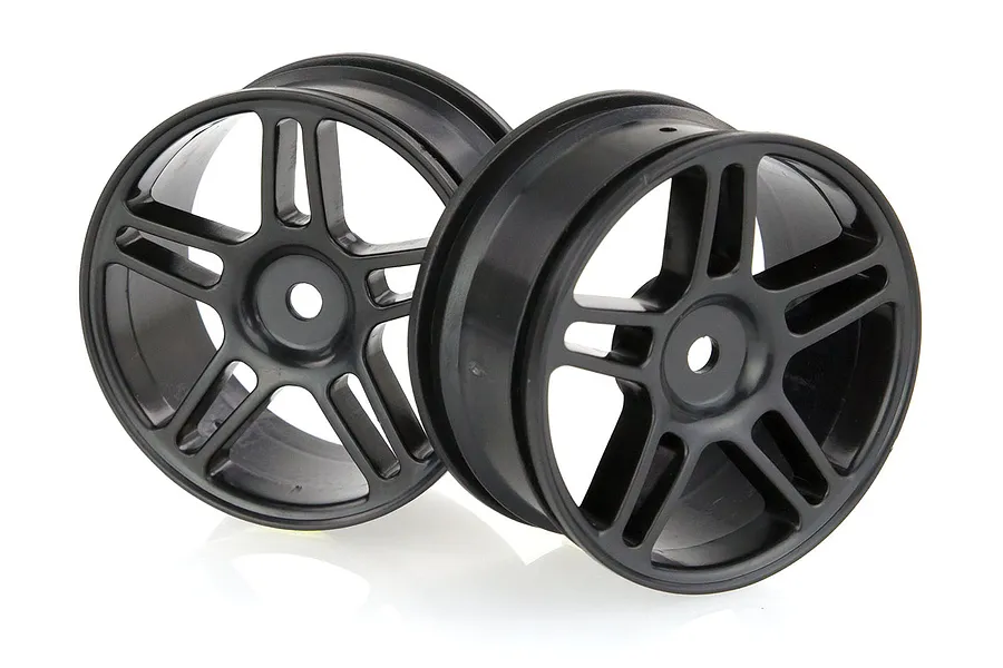 HSP 1.9&amp;quot; Black On Road Rims 2Pcs image 9300