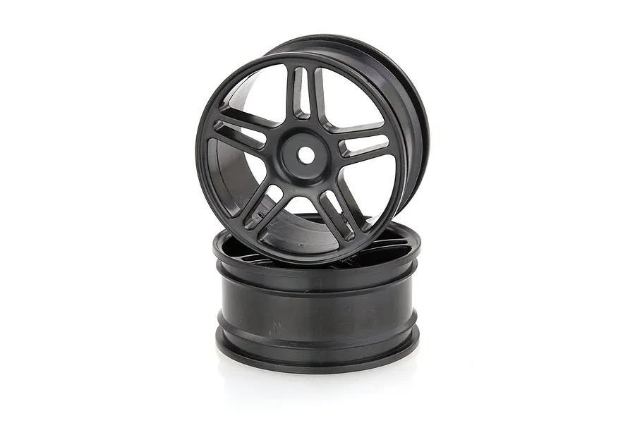 HSP 1.9&amp;quot; Black On Road Rims 2Pcs image 9301