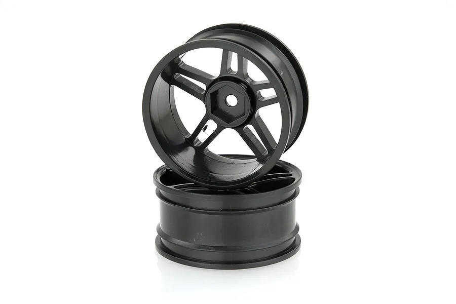 HSP 1.9&amp;quot; Black On Road Rims 2Pcs image 9302