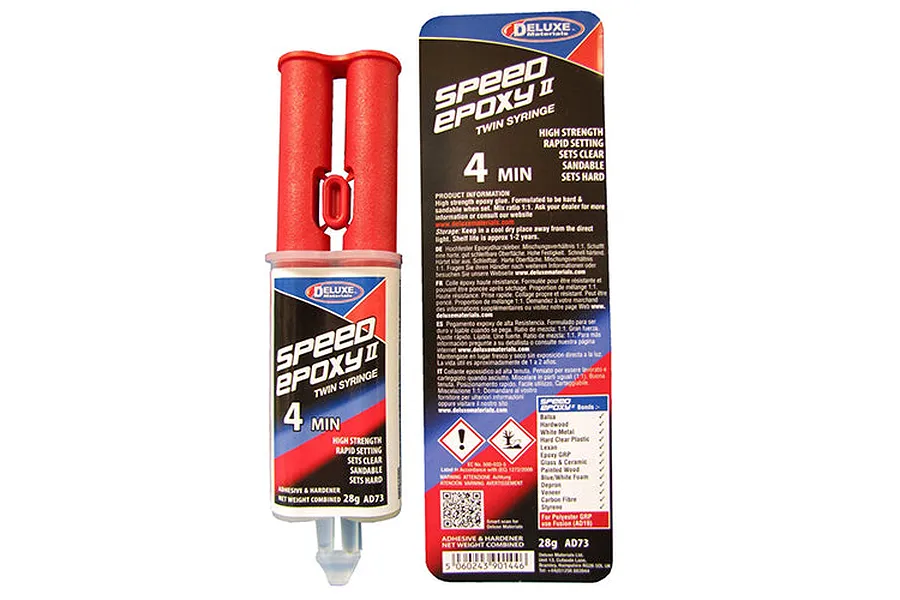 Deluxe Materials Speed 4 Minute Epoxy II Syringe 28g image 93088
