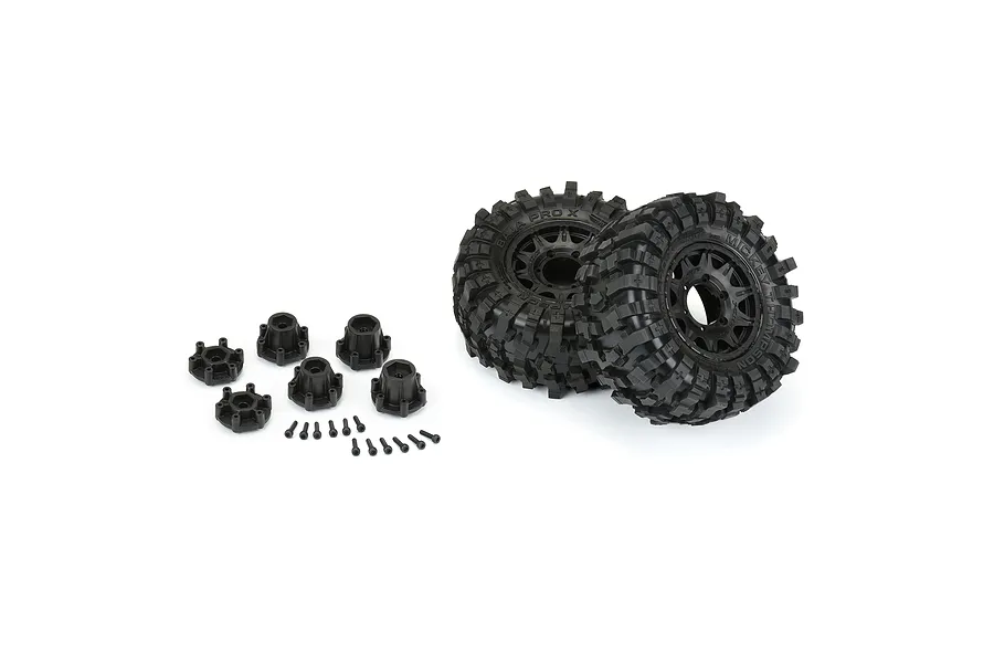 Pro-Line 2.8&amp;quot; Mickey Thompson Baja Pro X Tyres On Raid Rims - Glued Wheels 2Pcs image 93120
