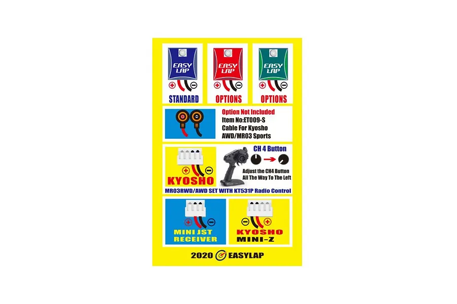 EasyLap Blue Micro IR Transponder w/ LED image 93168