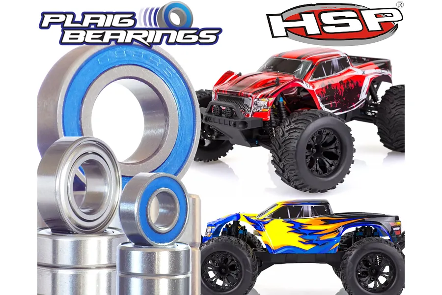 Plaig RC 1/10 HSP Wolverine Bearing Kit image 93203