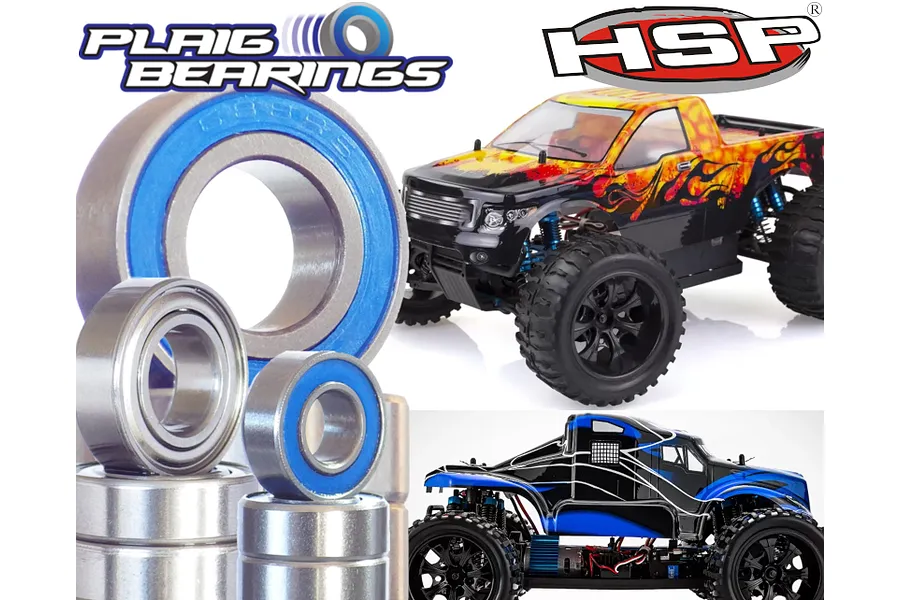 Plaig RC 1/10 HSP Lion &amp;amp; Binturong Bearing Kit image 93207