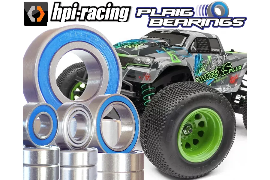 Plaig RC 1/12 HPI Savage Flux XS V2 Premium Bearing Kit image 93214