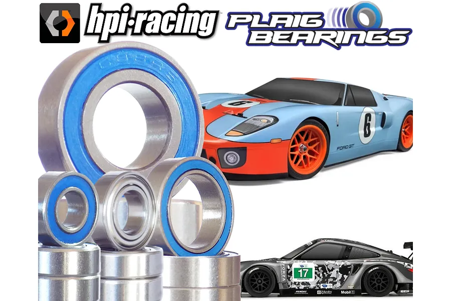 Plaig RC 1/10 HPI RS4 Sport 3 Flux Bearing Kit image 93215