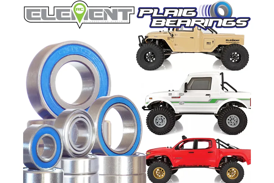 Plaig RC 1/10 Element Enduro Knightwalker, Zuul, Ecto, Trail &amp;amp; Bushido Bearing Kit image 93222