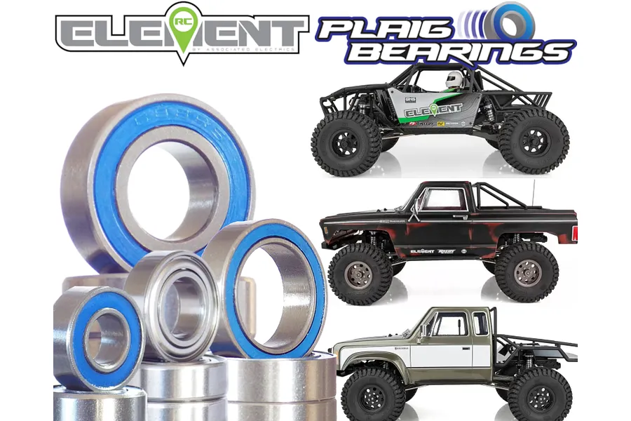 Plaig RC 1/10 Element Enduro Sendero Trail Truck, Trailwalker, Gatekeeper Bearing Kit image 93223