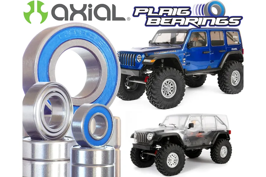 Plaig RC 1/10 Axial SCX10 III V2 Premium Bearing Kits image 93232