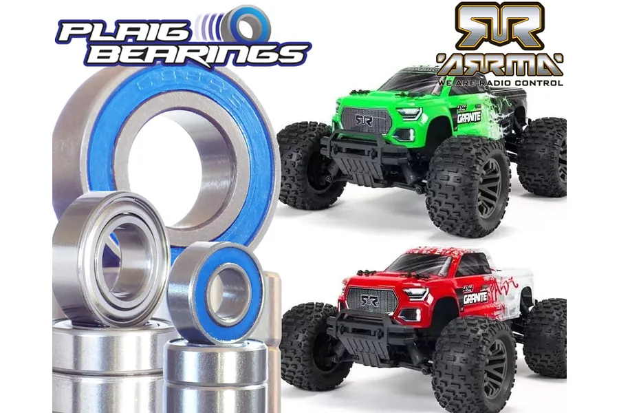 Plaig RC 1/10 ARRMA 3S Pro Racers V2C Bearing Kit image 93239