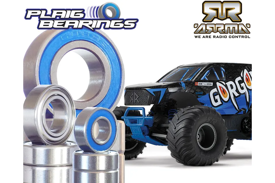 Plaig RC 1/10 ARRMA Gorgon Bearing Kit image 93246