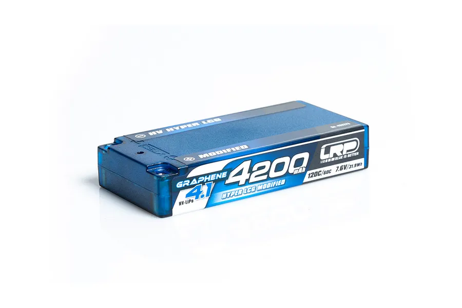 LRP 7.6V 4200mAh 120C HV LCG Hard Case LiPo Battery image 93260
