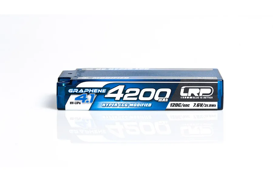 LRP 7.6V 4200mAh 120C HV LCG Hard Case LiPo Battery image 93261