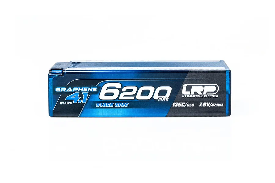 LRP 7.6V 6200mAh 135C HV Shorty Hard Case LiPo Battery image 93266