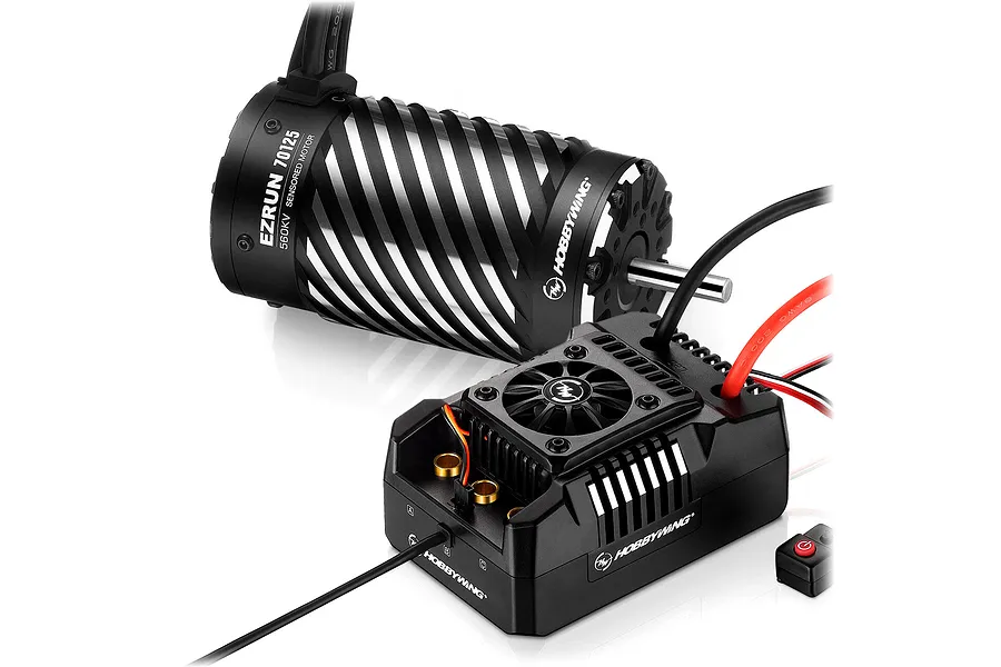 Hobbywing Ezrun MAX4 300A HV ESC &amp;amp; 70125SD 560kV Sensored Motor Combo image 93282