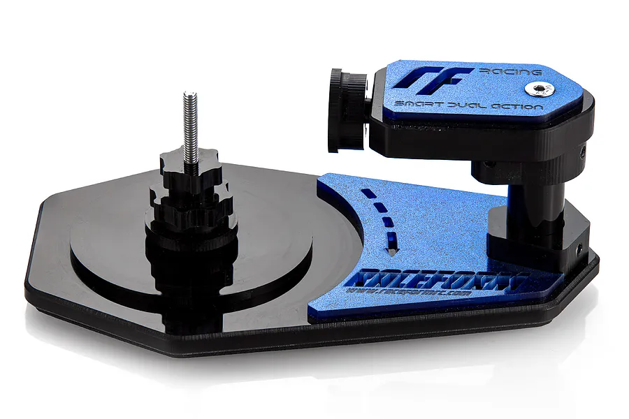 Raceform 1/10 Off Road Tyre Gluing Jig - Blue Bling Edition image 93287