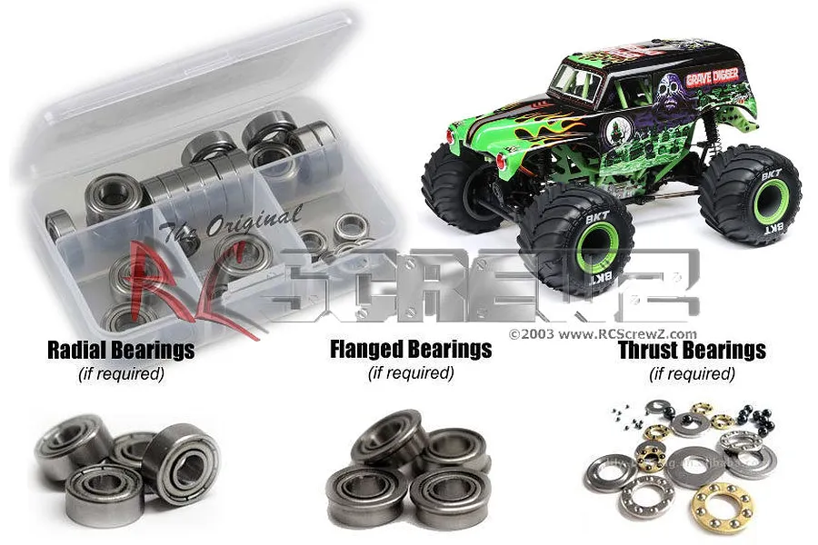 RC Screwz Mini LMT Complete Metal Shielded Bearing Kit image 93385