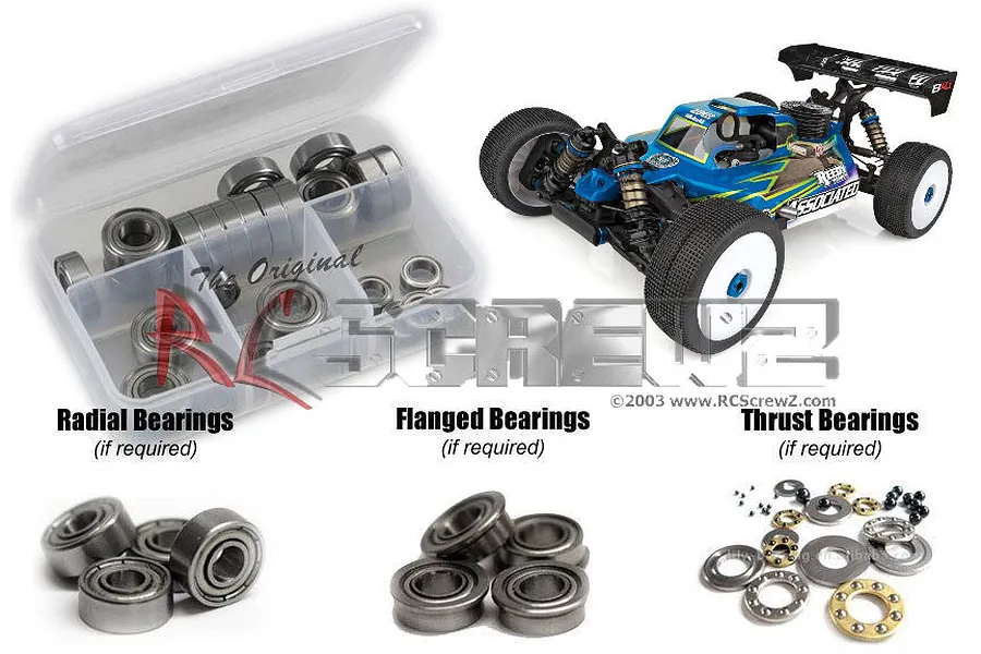 RC Screwz RC8B4.1 Complete Metal Shielded Bearing Kit image 1