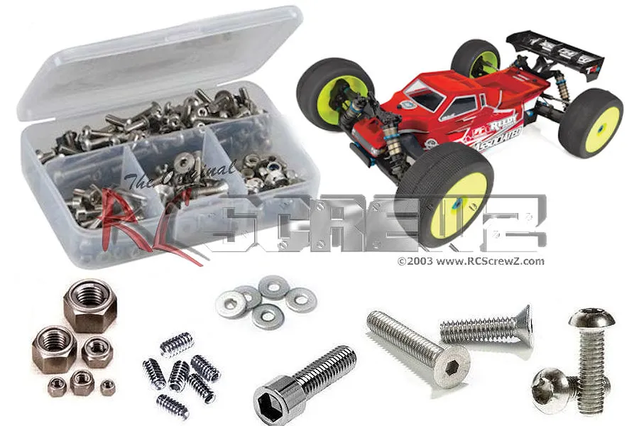 RC Screwz RC8T4e Complete Stainless Steel Screw Kit image 93393