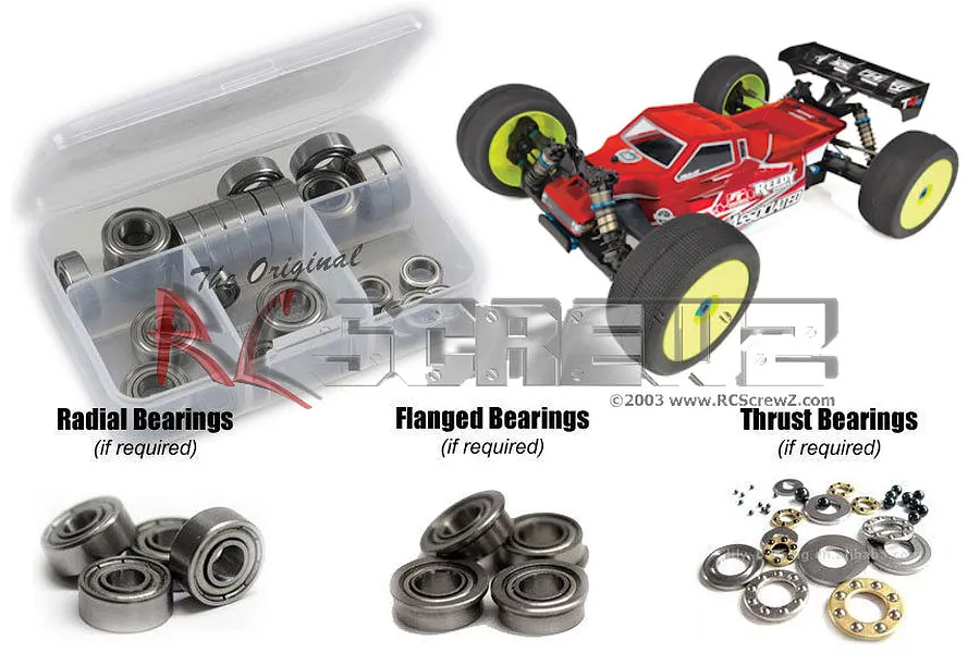 RC Screwz RC8T4e Complete Metal Shielded Bearing Kit image 1