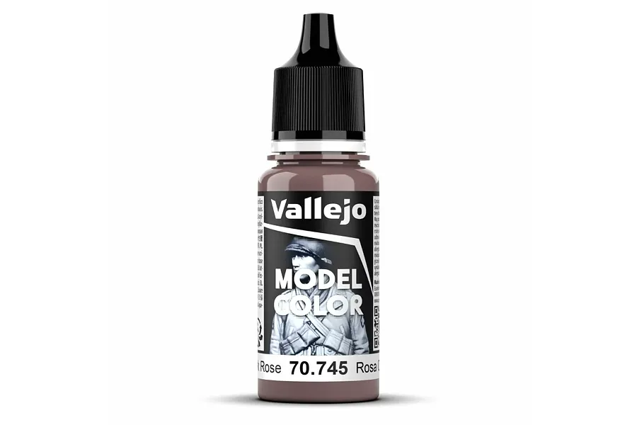 Vallejo Model Colour Dark Rose Matte Acrylic Paint 18ml image 93403
