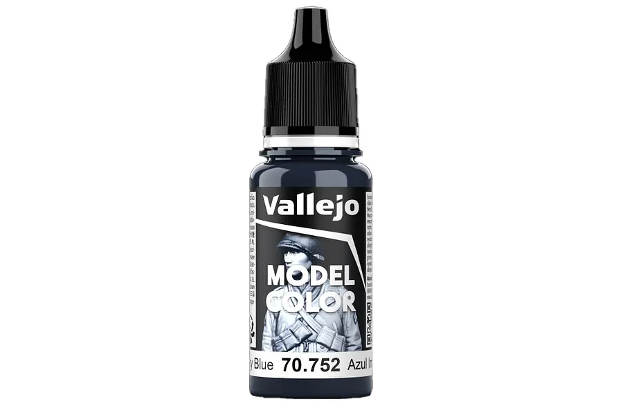 Vallejo Model Colour Infantry Blue Matte Acrylic Paint 18ml image 93410
