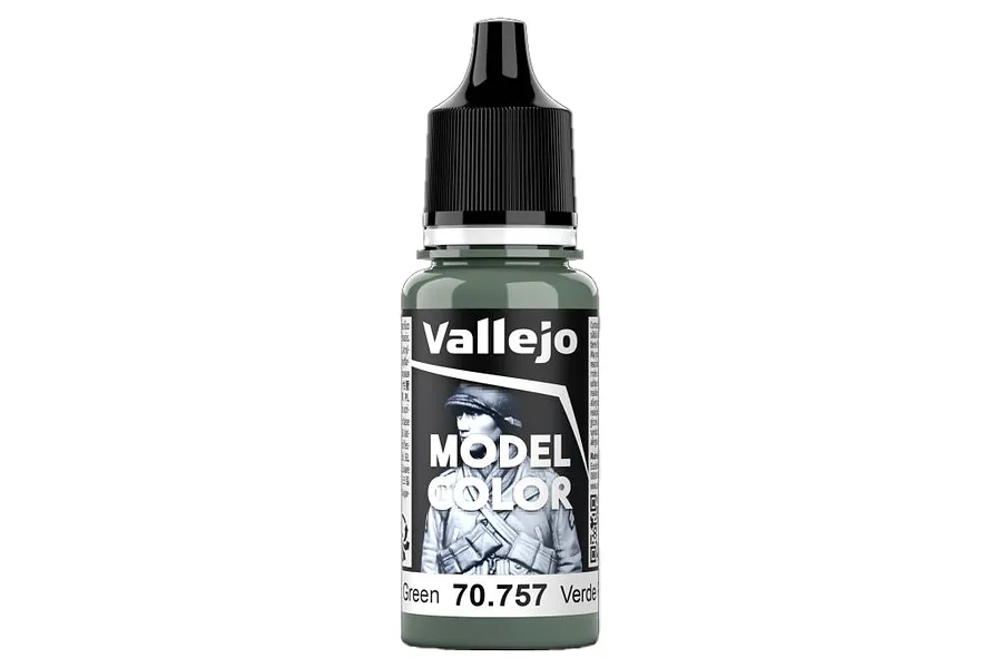 Vallejo Model Colour Pacific Green Matte Acrylic Paint 18ml image 93415