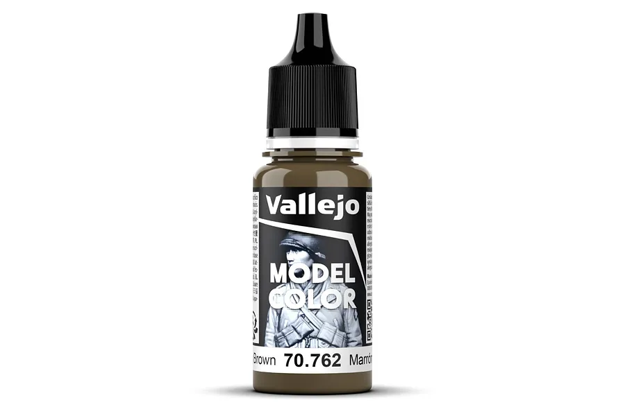 Vallejo Model Colour Grey Brown Matte Acrylic Paint 18ml image 93420