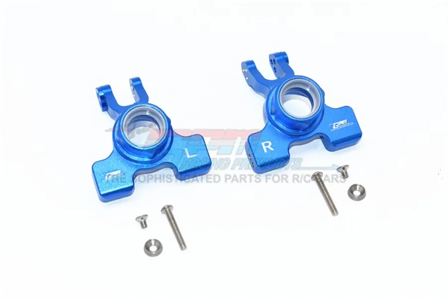 GPM Aluminium Rear Hubs 2Pcs - Blue image 93456