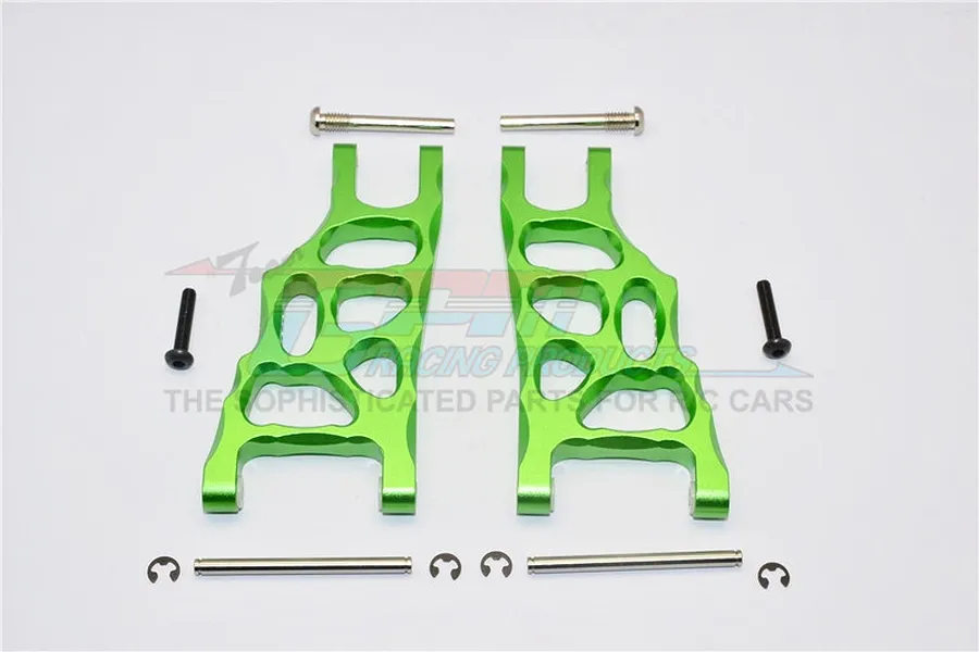 GPM Green Aluminium Front Lower Suspension Arms 2Pcs image 93461