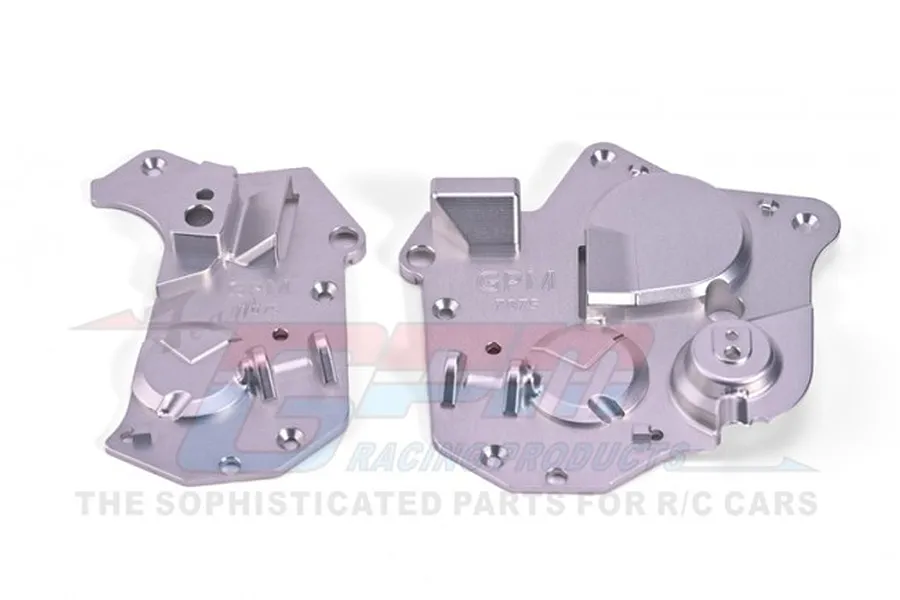 GPM Racing Silver Aluminium Chassis Side Cover Set image 93468