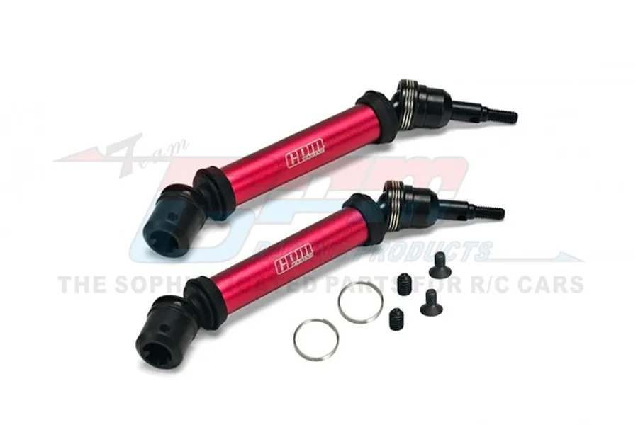 GPM Racing Red Aluminium &amp;amp; Carbon Steel CVD Driveshafts 2Pcs image 93471
