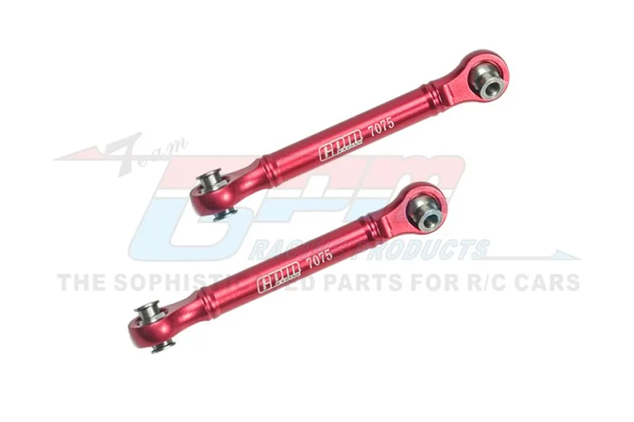 GPM Racing Red Aluminium Steering Rods 2Pcs image 93472