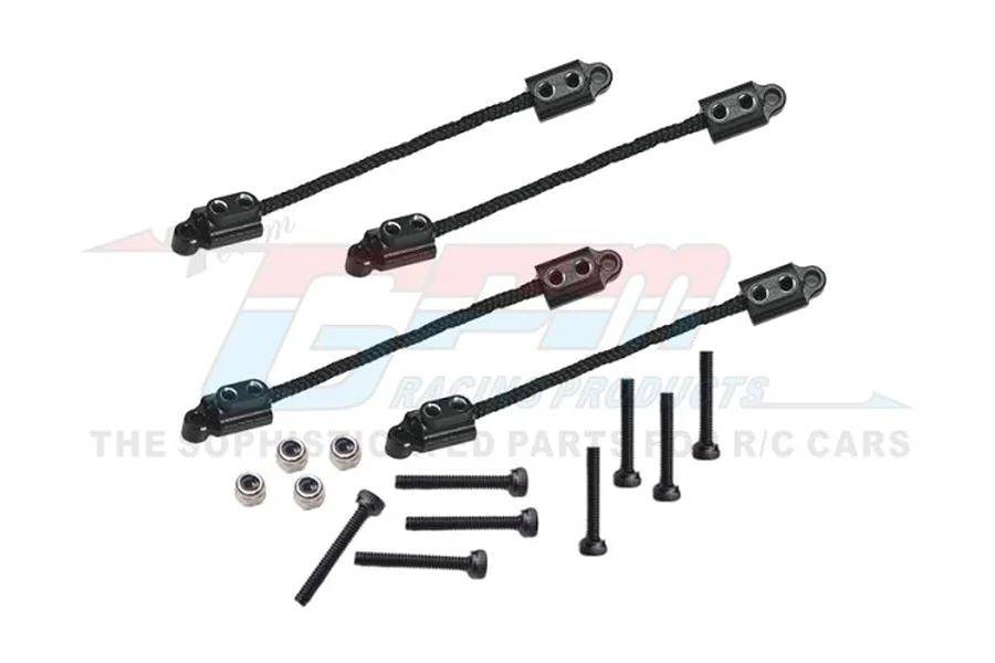 GPM Racing Black Suspension Travel Limit Strap Set image 93478